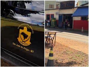 VEÍCULO OFICIAL DA CÂMARA DE SÃO JOSÉ DO XINGU É FLAGRADO LIGADO E VAZIO POR HORAS EM RESTAURANTE DE BRASÍLIA; VEJA O VÍDEO