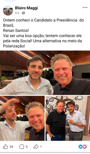 "MT, UM FAZENDÃO" - Encontro com Renan expõe mão de gigantes do agro no tabuleiro eleitoral