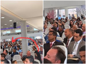 Mesmo evento: Abilio Brunini e ex-chefe de gabinete afastado por suspeita de assédio sexual coincidem em encontro religioso no interior
