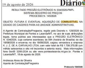 COMBUSTÍVEL FORA DE CASA Pontes e Lacerda prevê R$ 1,7 milhão em combustível comprado em Cáceres