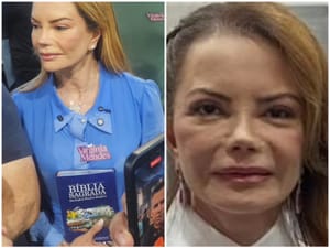 Com Bíblia em mãos em evento político, Virginia Mendes tenta reforçar perfil cristão para amenizar imagem de rancorosa, autoritária e perseguidora