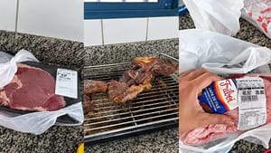 Vídeo mostra churrasco de diretora e servidores enquanto crianças teriam pão com manteiga em Cuiabá