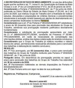 Sema adia conclusão de regras para autuações por desmatamento no Pantanal